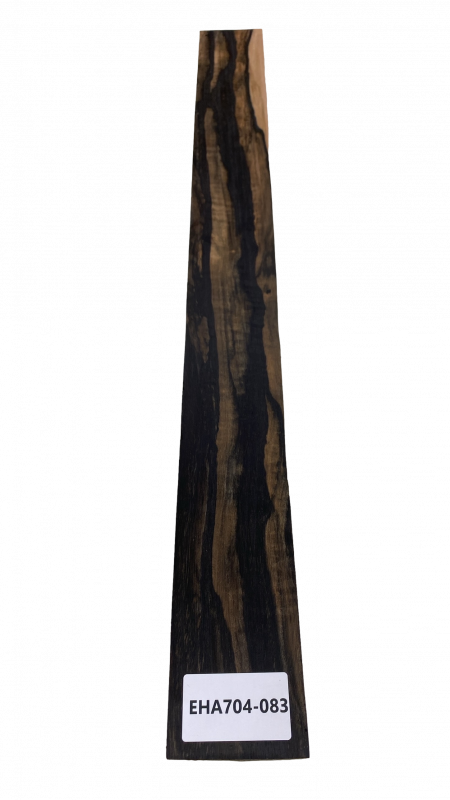 Fretboard African Ebony  720x73x10mm Unique Piece #083